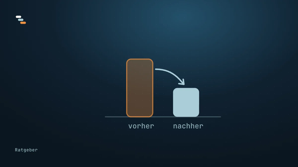Schematischer Fertigungsablauf mit einer markierten Engstelle zwischen zwei Stationen